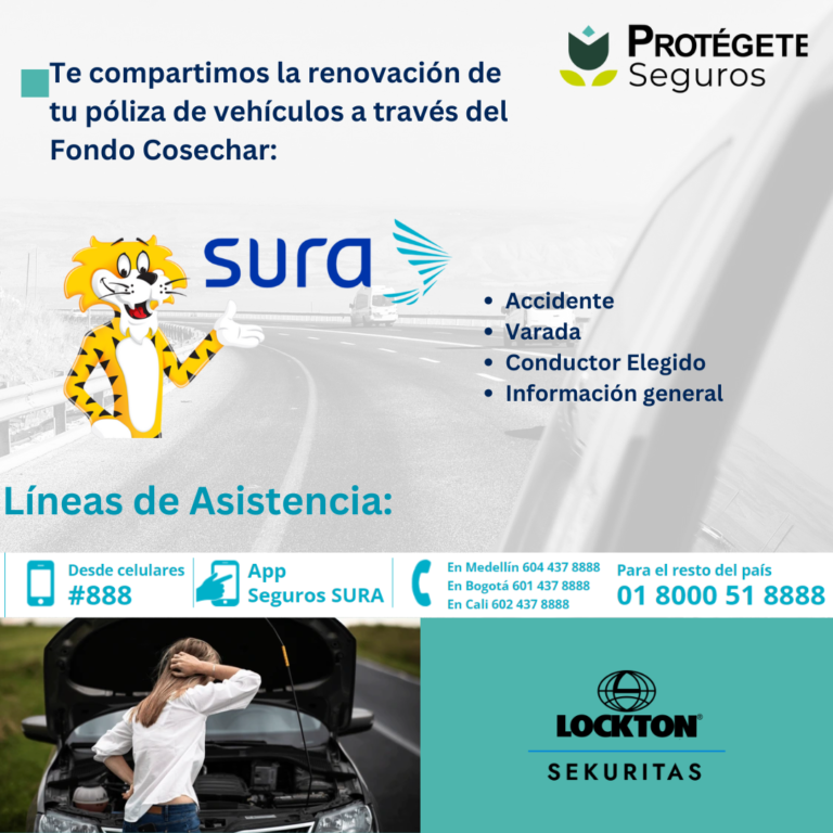 Renovación autos cosechar SURA